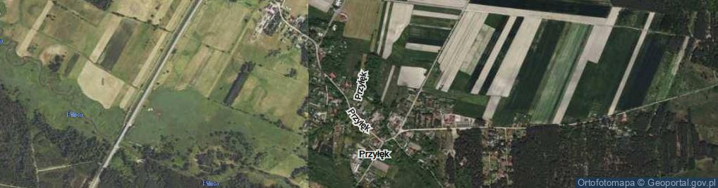 Zdjęcie satelitarne Przyłęk ul.