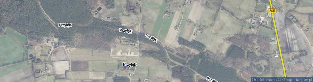 Zdjęcie satelitarne Przyłęk ul.