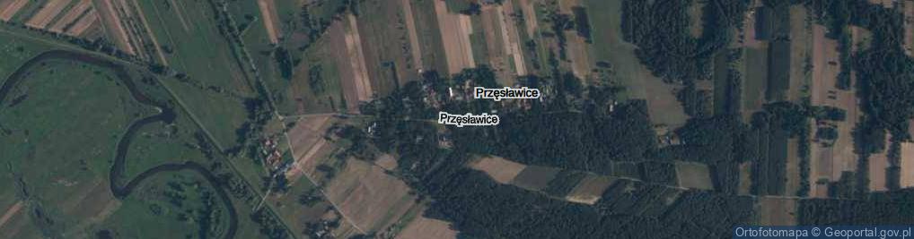 Zdjęcie satelitarne Przęsławice ul.