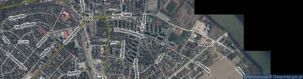 Zdjęcie satelitarne Przebendowskiego ul.