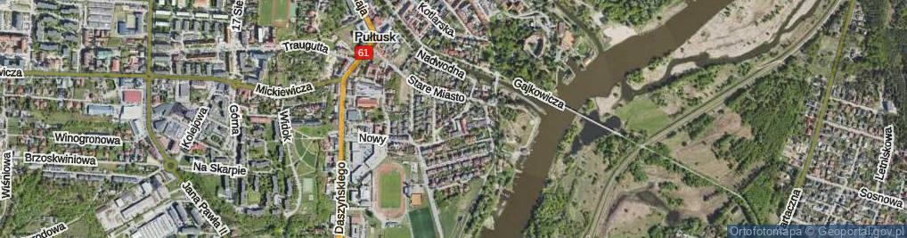 Zdjęcie satelitarne Przechodnia ul.