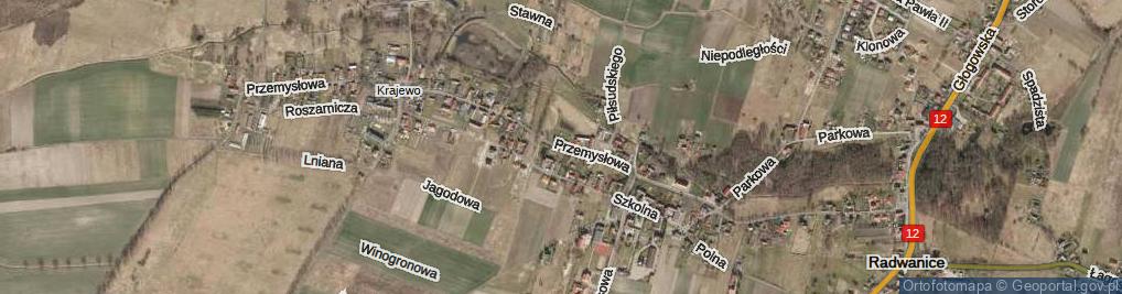 Zdjęcie satelitarne Przemysłowa ul.