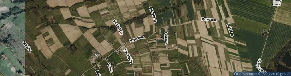 Zdjęcie satelitarne Przeczna ul.
