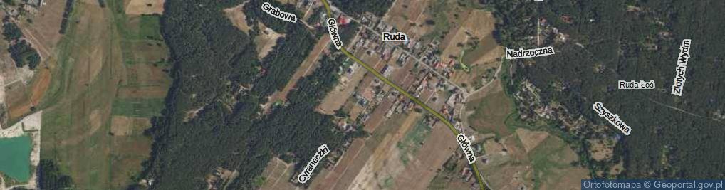 Zdjęcie satelitarne Promienna ul.