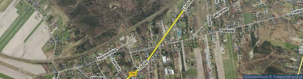 Zdjęcie satelitarne Przechodnia ul.