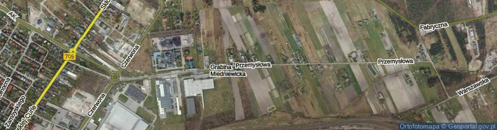 Zdjęcie satelitarne Przemysłowa ul.