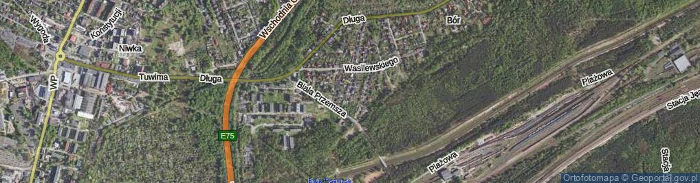 Zdjęcie satelitarne Przyjaźni ul.