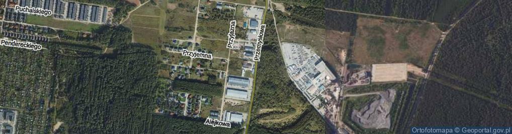 Zdjęcie satelitarne Przemysłowa ul.