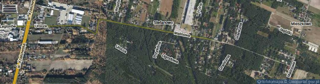 Zdjęcie satelitarne Przyleśna ul.
