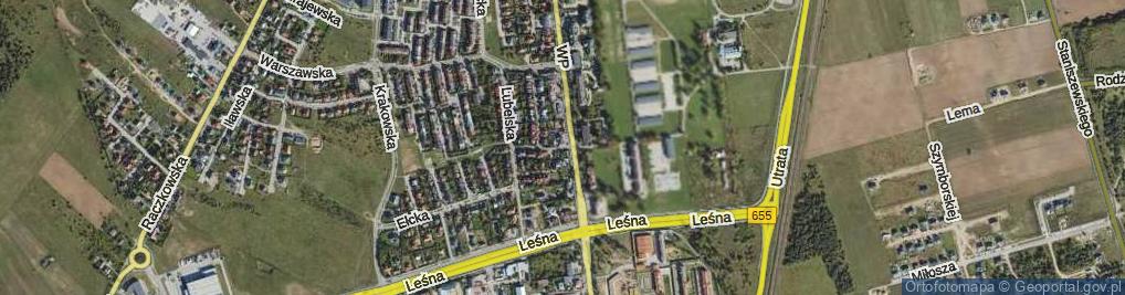 Zdjęcie satelitarne Przemyska ul.