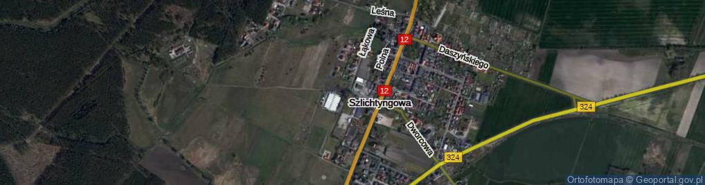 Zdjęcie satelitarne Przemysłowa ul.