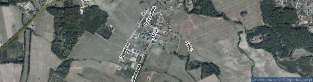 Zdjęcie satelitarne Przyjaciół ul.