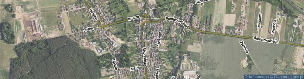 Zdjęcie satelitarne Prosta ul.