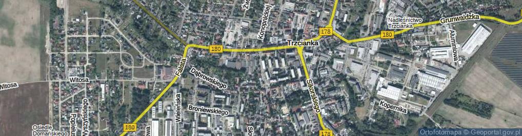 Zdjęcie satelitarne Prosta ul.