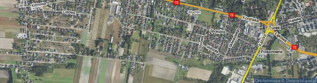 Zdjęcie satelitarne Przyjemna ul.