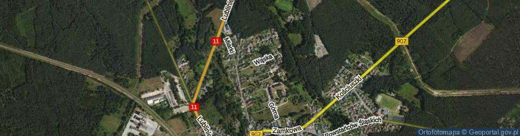 Zdjęcie satelitarne Prosta ul.