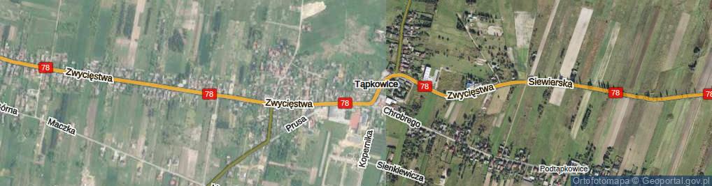 Zdjęcie satelitarne Prywatna ul.