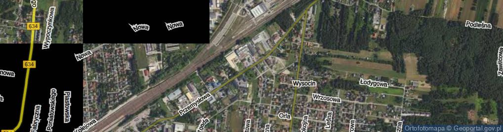 Zdjęcie satelitarne Przemysłowa ul.