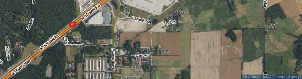 Zdjęcie satelitarne Przyjazna ul.