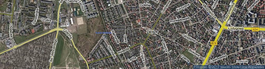 Zdjęcie satelitarne Protazego ul.