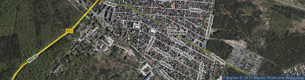 Zdjęcie satelitarne Przedświt ul.