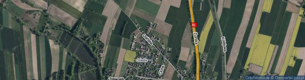 Zdjęcie satelitarne Przyjazna ul.