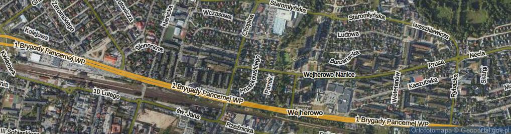 Zdjęcie satelitarne Pruszkowskiego Kazimierza, płk. ul.