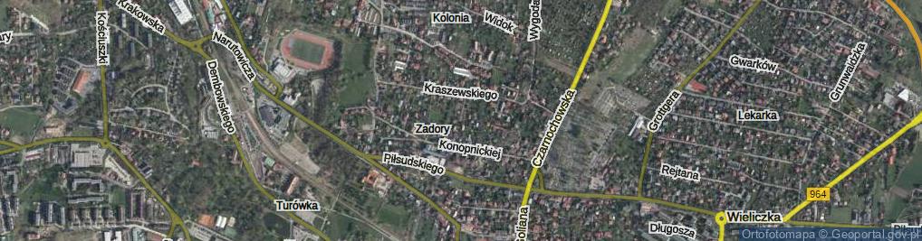 Zdjęcie satelitarne Prusa Bolesława ul.