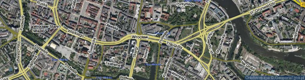 Zdjęcie satelitarne Przejście Oławskie ul.