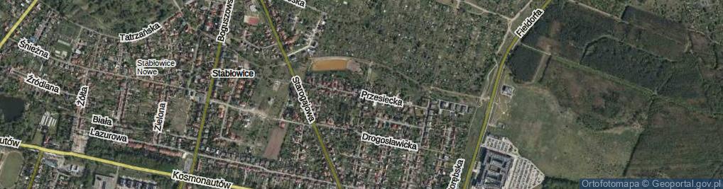 Zdjęcie satelitarne Przesiecka ul.