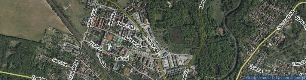 Zdjęcie satelitarne Prężycka ul.