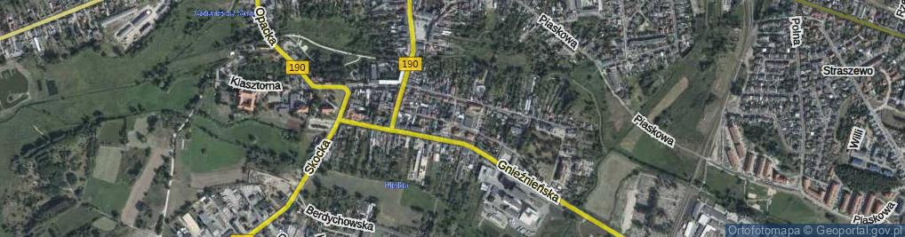 Zdjęcie satelitarne Przecznica ul.