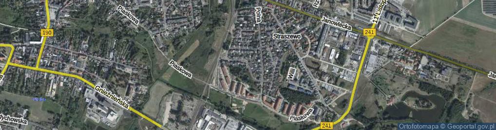 Zdjęcie satelitarne Przybyszewskiego Stanisława ul.