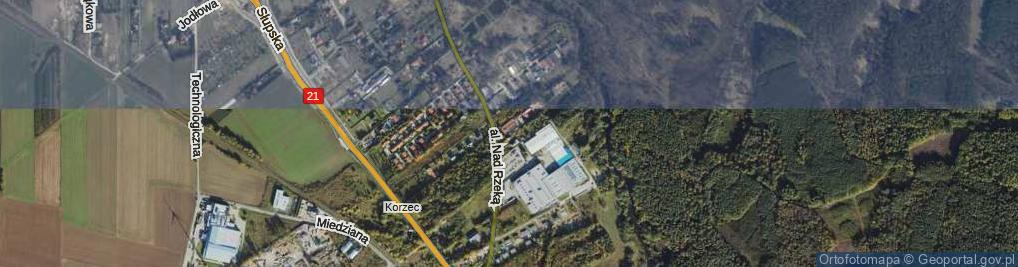 Zdjęcie satelitarne Prosta ul.