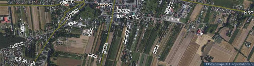 Zdjęcie satelitarne Przemysłowa ul.