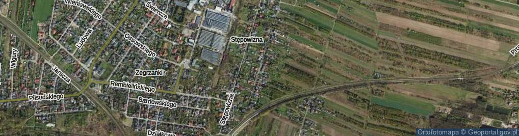 Zdjęcie satelitarne Przedwiośnie ul.