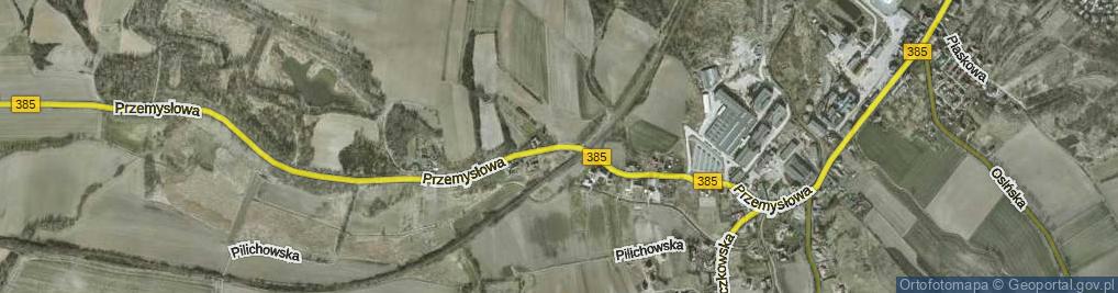 Zdjęcie satelitarne Przemysłowa ul.