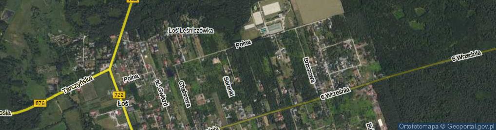 Zdjęcie satelitarne Przepiórki ul.