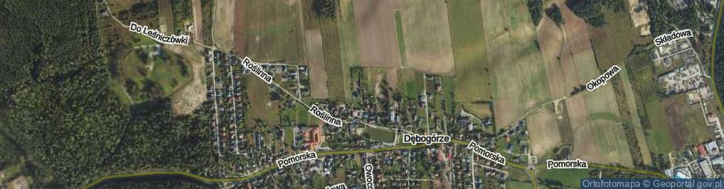 Zdjęcie satelitarne Pszeniczna ul.