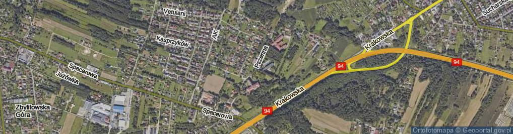 Zdjęcie satelitarne Pszenna ul.