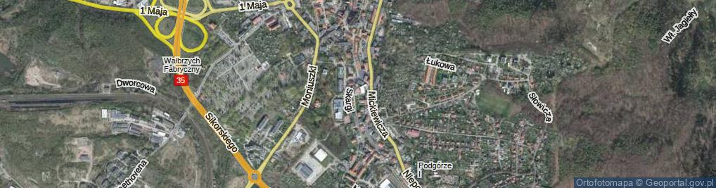 Zdjęcie satelitarne Pszczyńska ul.