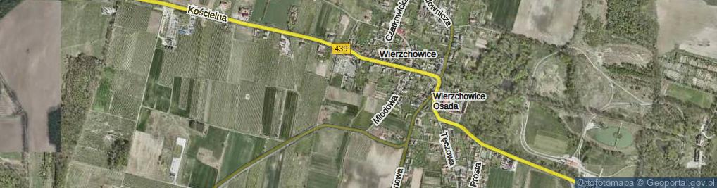 Zdjęcie satelitarne Pszczela ul.