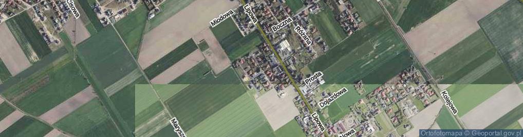 Zdjęcie satelitarne Pszenna ul.