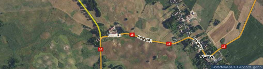 Zdjęcie satelitarne Pszczółki ul.