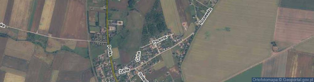 Zdjęcie satelitarne Pszenna ul.