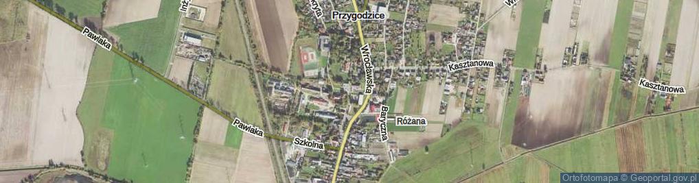 Zdjęcie satelitarne PTR ul.