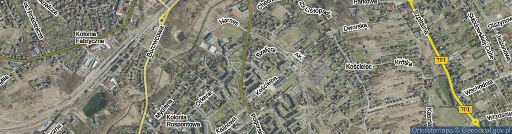 Zdjęcie satelitarne Puchalskiego Włodzimierza ul.