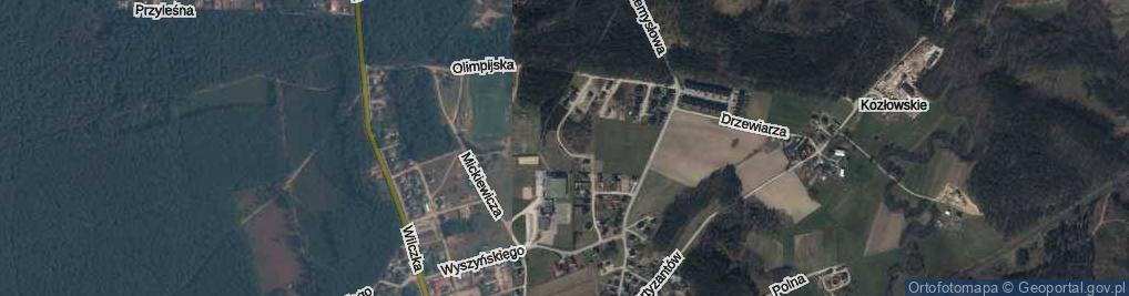 Zdjęcie satelitarne Pułaskiego Kazimierza, gen. ul.