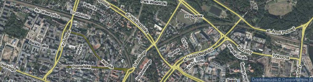 Zdjęcie satelitarne Pułaskiego Kazimierza, gen. ul.