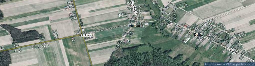 Zdjęcie satelitarne Puchacze ul.